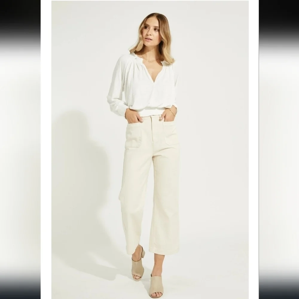 GENTLE FAWN,‎ Brooke Top, White , Size Medium